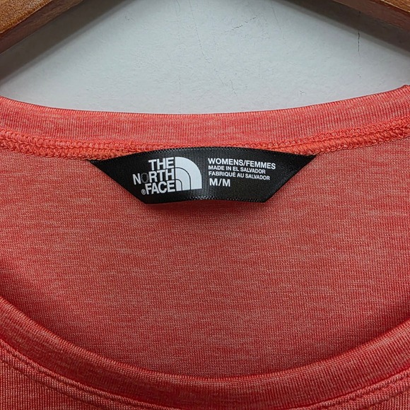 The North Face Womens Short Sleeve T-Shirt Coral Heathered Athletic Top Medium‎ - Picture 3 of 7